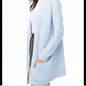 Open front cardigan sweater.